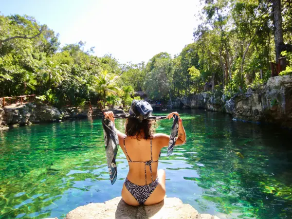 swim in cenotes